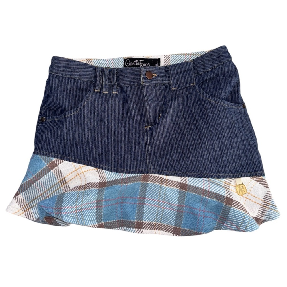 gentle fawn y2k plaid miniskirt